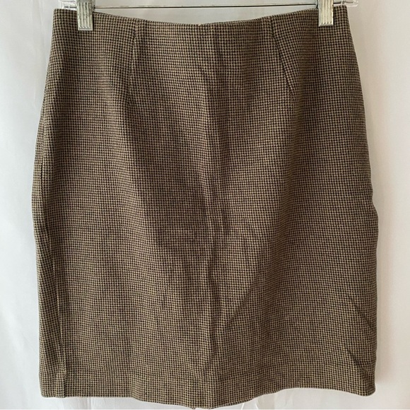 J. Jill skirt Ponte pencil brown black SZ XS. Worn Once - Picture 10 of 10